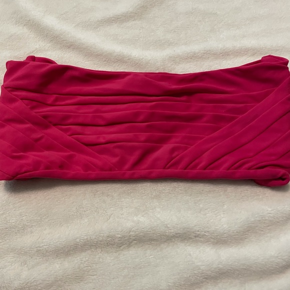 Mikoh Cape Town banded bandeau in sea berry - Picture 3 of 12